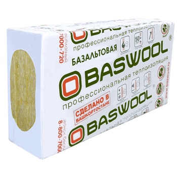 Утеплитель BASWOOL РУФ Н 120 1200х600х120 мм 120 кг/м3 2 шт