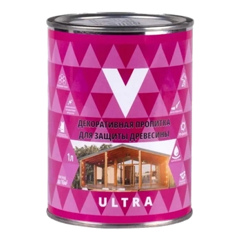 Пропитка декоративная "ULTRA" сосна  1 Л (1/14) "V"