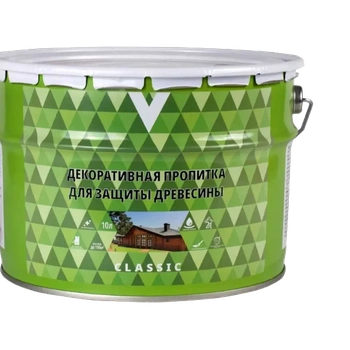 Пропитка декоративная "CLASSIC" БЕСЦВЕТНАЯ 10 Л (1) "V"