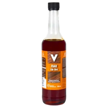 Лак ХВ-784 янтарный 0,5 Л (12) "V"