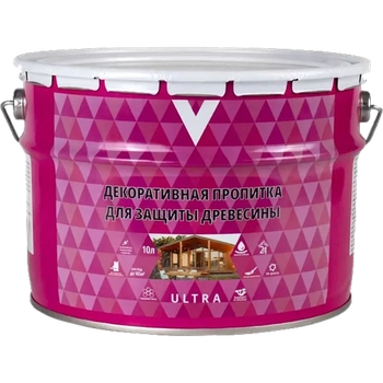 Пропитка декоративная "ULTRA" БЕСЦВЕТНАЯ 10 Л (1) "V"