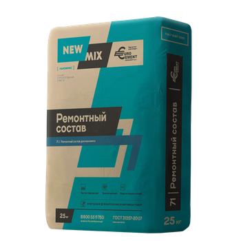 NEW MIX — Ремонтный состав, 25кг