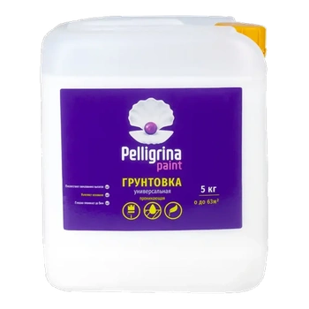 Грунтовка проникающая универсальная  5 КГ (1) "PELLIGRINA PAINT"