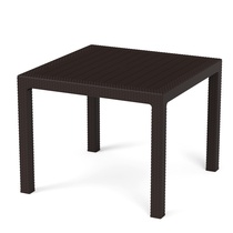 Стол "Ротанг-плюс" 945*945*740мм (мокко)
