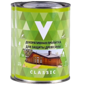 Пропитка декоративная "CLASSIC" сосна  1 Л (1/14) "V"
