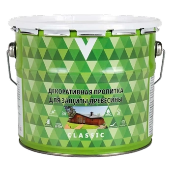 Пропитка декоративная "CLASSIC" ТИК  3 Л (1/4) "V"