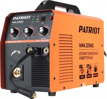 Сварочный полуавтомат PATRIOT WMA 205 MQ инверторный mig/mag/mma