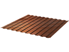 Профлист (Профнастил) С8 0,45мм темное дерево